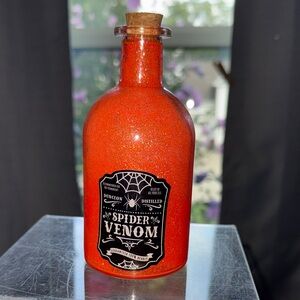 Orange Glitter Spider Venom Bottle